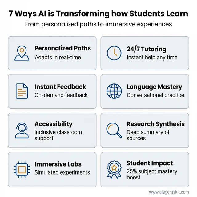 7 ways AI is transforming how students learn curriculum