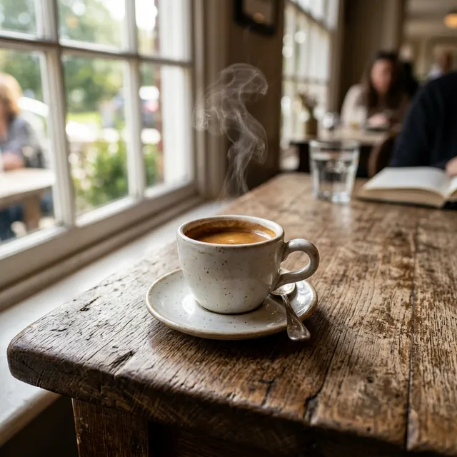 AI generated image of a coffee cup