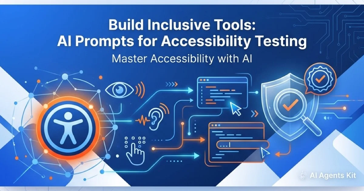 Featured image for Build Accessible Digital Experiences: AI Prompts for Accessibility Professionals