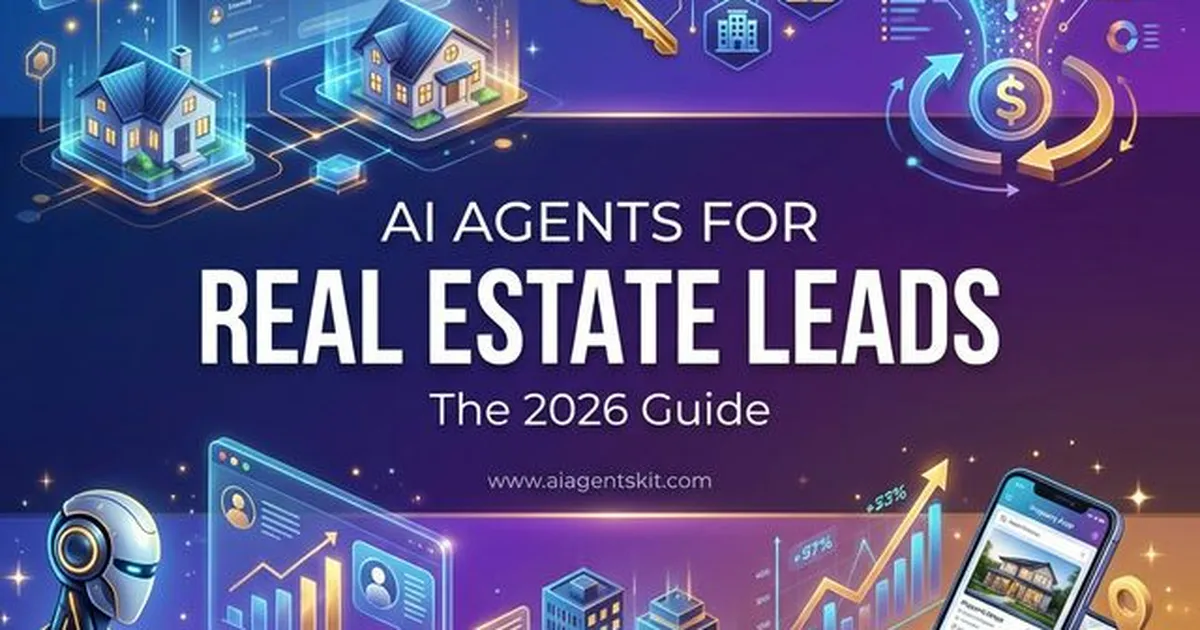 Featured image for AI Agents for Real Estate Lead Generation: The 2026 Guide