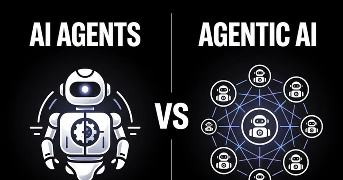 Featured image for AI Agents vs Agentic AI: What's the Real Difference?