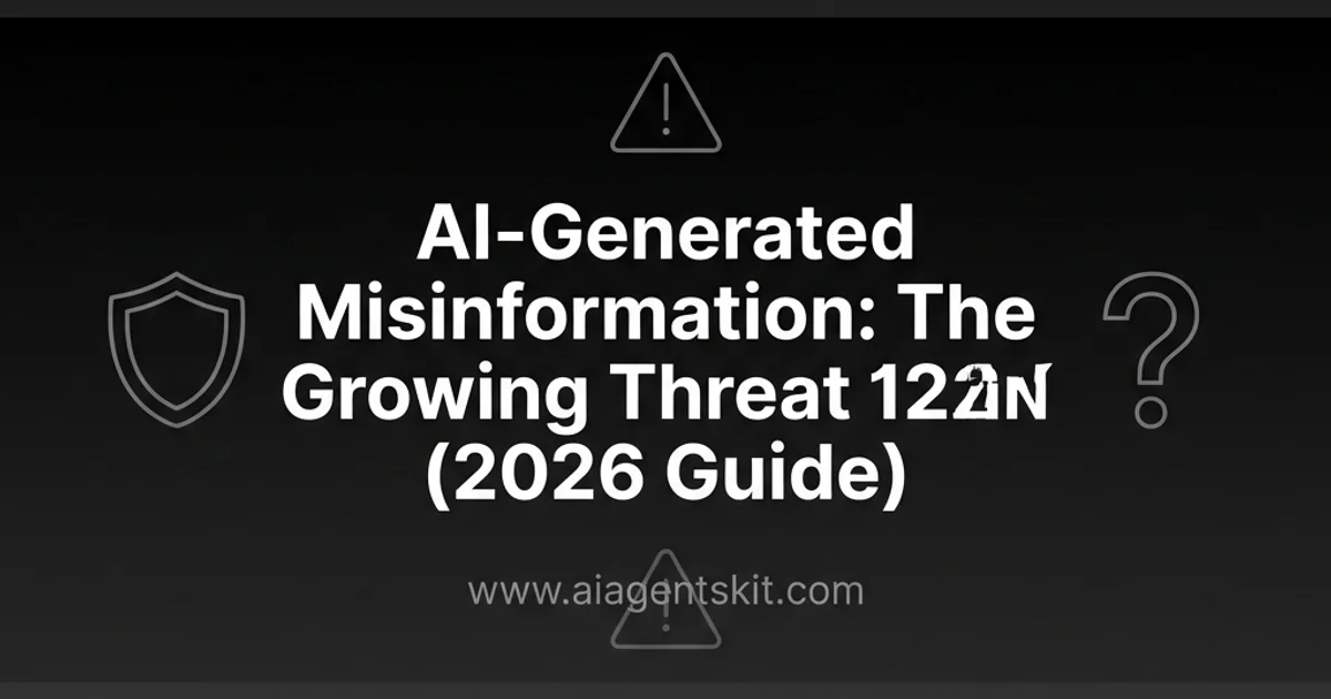 Featured image for AI-Generated Misinformation: The Growing Threat (2026 Guide)