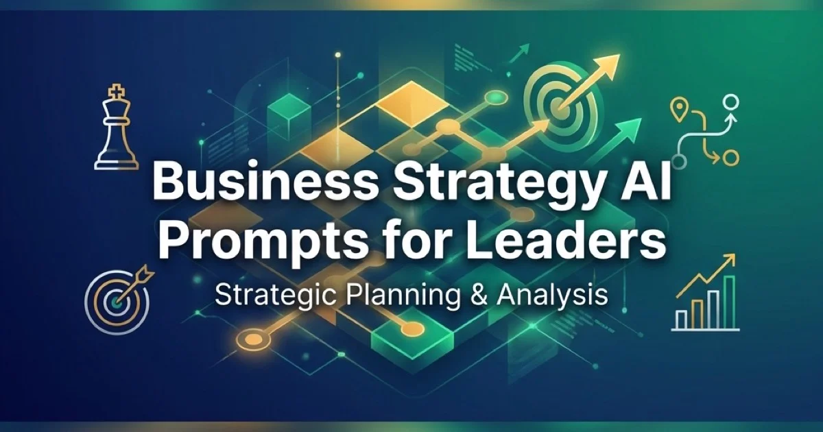 Featured image for Business Strategy AI Prompts for Leaders
