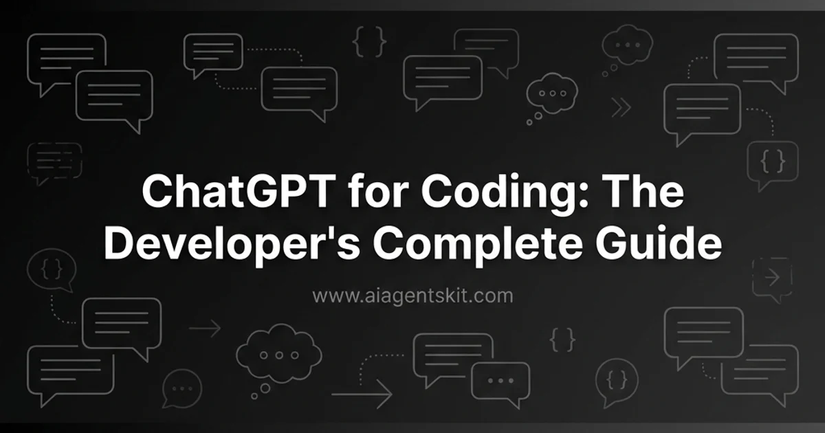 Featured image for ChatGPT for Coding: The Developer's Complete Guide (2026)