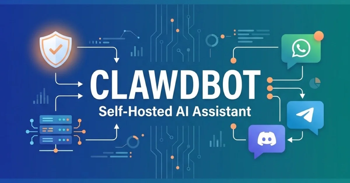 Featured image for Clawdbot Guide: Self-Hosted AI Assistant Tutorial & Setup (2026)