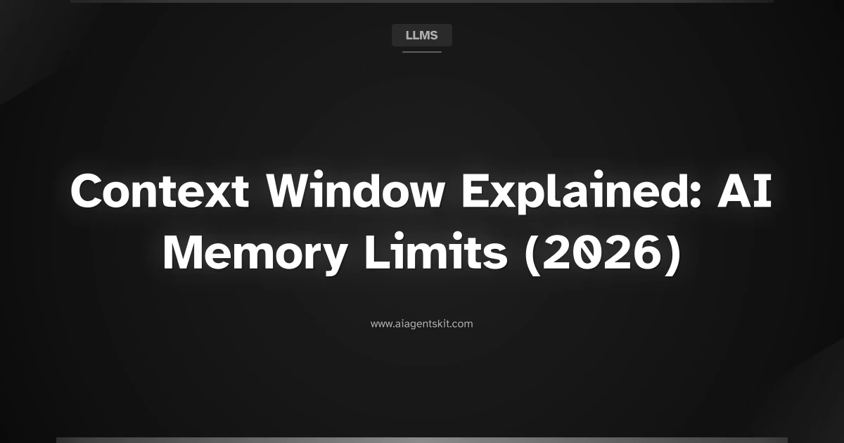 Featured image for Context Window Explained: AI Memory Limits (2026)