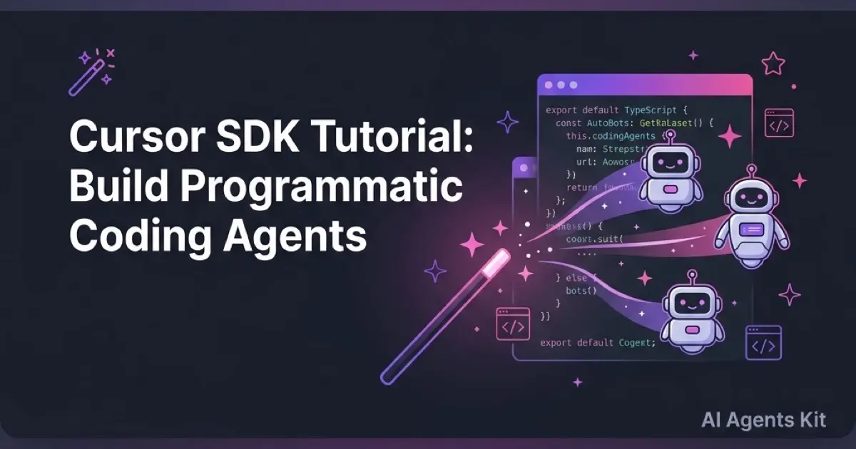 Featured image for Cursor SDK Tutorial: Build Programmatic Coding Agents