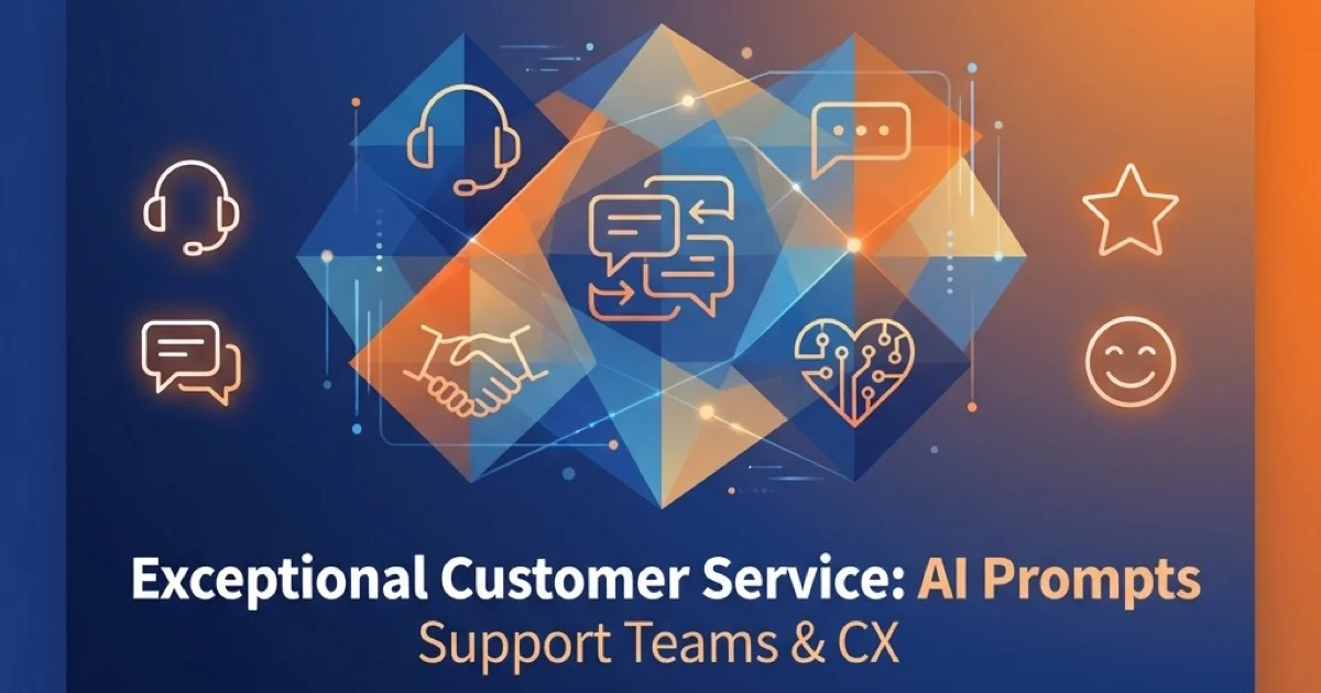 Featured image for Exceptional Customer Service: AI Prompts for Support Teams