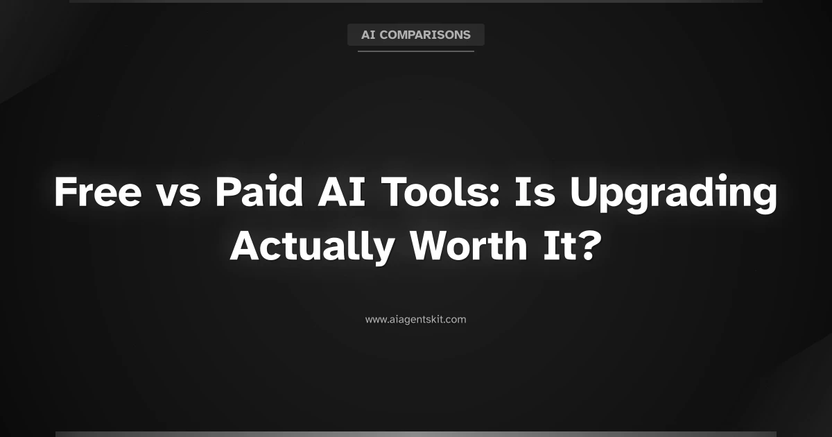 Featured image for Free vs Paid AI Tools: Is Upgrading Actually Worth It? (2026)