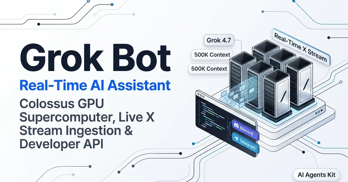 Featured image for Grok Bot Complete Guide: Architecture, Features, and API Integration
