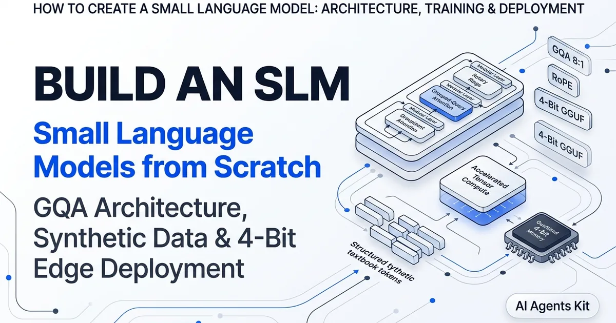 Featured image for How to Create a Small Language Model from Scratch: Architecture, Training & Deployment