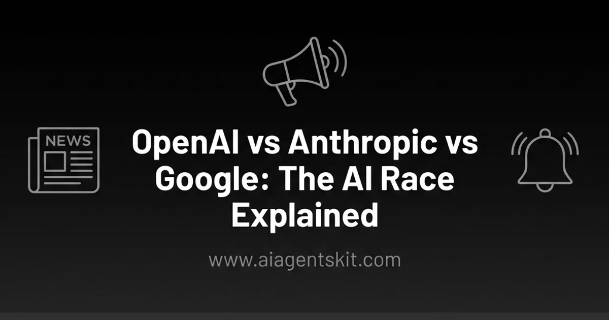 Featured image for OpenAI vs Anthropic vs Google: The AI Race Explained